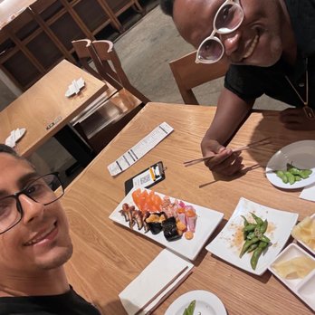 X-Fish - First round of sushi! - Sushi Bars Near Me - Brea, California X-Fish - First round of sushi! - Sushi Bars Near Me - Brea, California