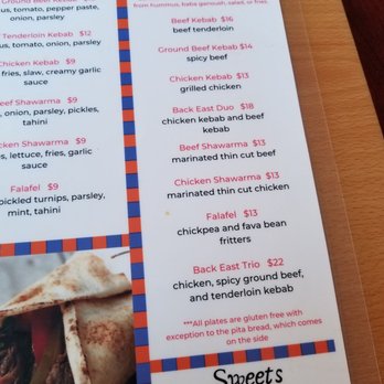 Back East Mediterranean Grill - Mediterranean Near Me - Beverly, Massachusetts