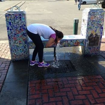 The Olympia Artesian Well - Tasting the well water. - Landmarks & Historical Buildings Near Me - Olympia, Washington