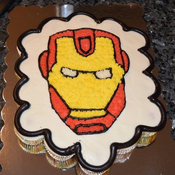 Cici's Delight's - Pull-apart iron man cupcake - Cupcakes Near Me Cici's Delight's - Pull-apart iron man cupcake - Cupcakes Near Me