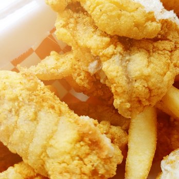 Funk Da Fried Fish & Chicken - Catfish nugget basket with fries - Seafood Near Me - Dallas, Texas