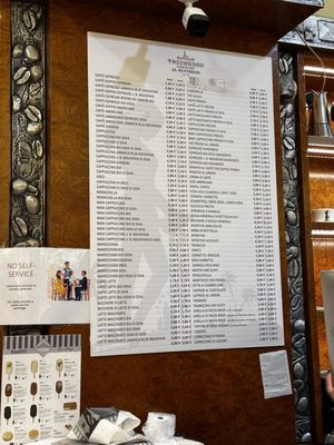 Menu photo 1 La Casa del Tazza d'Oro Rome, RM Menu photo 1 La Casa del Tazza d'Oro Rome, RM