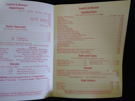 Menu photo 5 Randy's Restaurant Lexington, NC