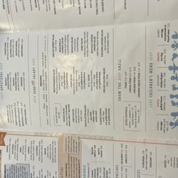 Rose's Diner - Menu