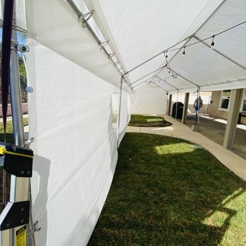 SR Party Rentals - 10x40 canopy with one side wall and one end wall - Party Equipment Rentals Near Me SR Party Rentals - 10x40 canopy with one side wall and one end wall - Party Equipment Rentals Near Me
