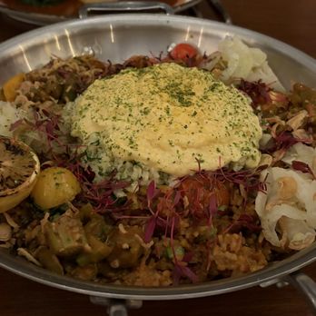 Marcus DC - Crab rice before being stirred - Southern Near Me - Washington, DC, District of Columbia