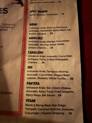 Menu photo 8 Tako San Diego, CA
