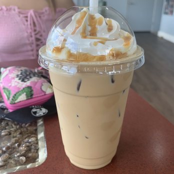 22 Bliss Cafe - Iced Cappuccino Carmel - Coffee & Tea Near Me - Plantation, Florida