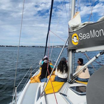 Sea Monkey Adventures - Catching up with friends on the bow of the SeaMonkey! - Boat Charters Near Me - San Diego, California Sea Monkey Adventures - Catching up with friends on the bow of the SeaMonkey! - Boat Charters Near Me - San Diego, California