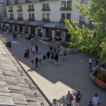 Pangea Pod Hotel - View from roof top patio . - Hotels Near Me - Whistler, British Columbia