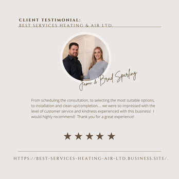 Best Services Heating & Air - Client Testimonials - Heating & Air Conditioning/HVAC Near Me Best Services Heating & Air - Client Testimonials - Heating & Air Conditioning/HVAC Near Me