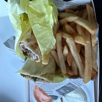 Alhambra Shawarma - Chicken and Steak Shwarma, fries and dipping sauces - Mediterranean Near Me - Taylorsville, Utah Alhambra Shawarma - Chicken and Steak Shwarma, fries and dipping sauces - Mediterranean Near Me - Taylorsville, Utah