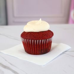 Red Velvet Cupcake - made with Gluten, Dairy & Eggs