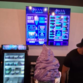 ONYX Ice Cream - Coconut, and Ube with the toasted marshmallow cone - Ice Cream & Frozen Yogurt Near Me - Phoenix, Arizona ONYX Ice Cream - Coconut, and Ube with the toasted marshmallow cone - Ice Cream & Frozen Yogurt Near Me - Phoenix, Arizona