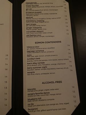 Menu photo 8 The Edmon Los Angeles, CA