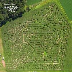 Enchanted Valley Acres - 2022 Corn Maze: On, Wisconsin!
Photo credit: Above Pix