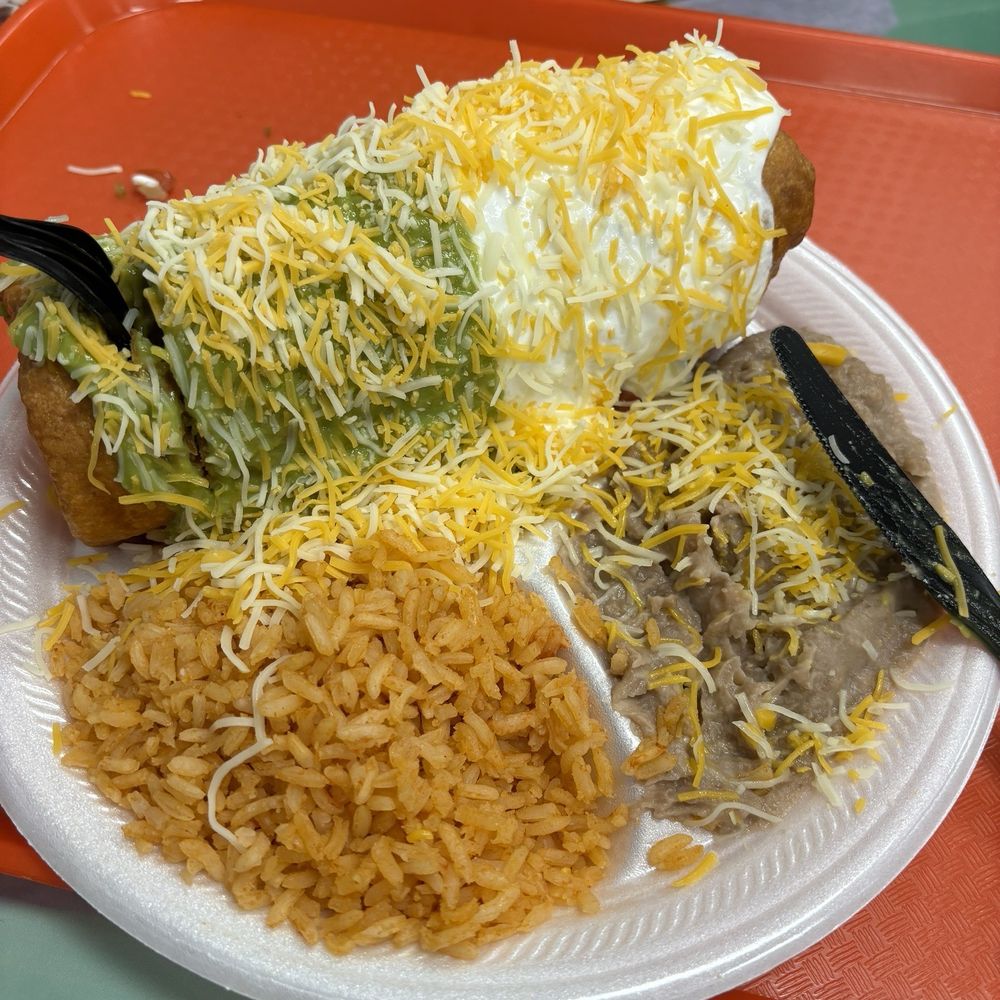 Chimichanga plate Chimichanga plate