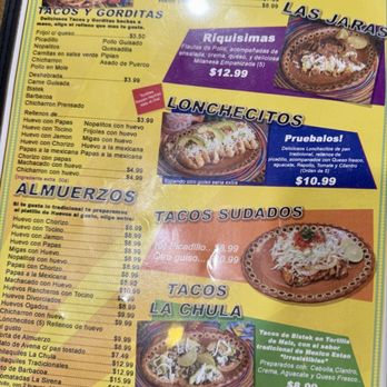 La Chula Restaurant - Menu - Mexican Near Me - McAllen, Texas