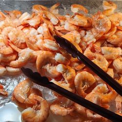 Flaming Buffet - More shrimp.