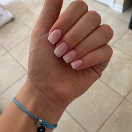 Ombré powder nails Ombré powder nails