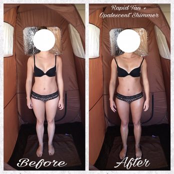 Fort Worth Mobile Tan - Look at these amazing results! Rapid Tan and some opalescent shimmer! - Spray Tanning Near Me Fort Worth Mobile Tan - Look at these amazing results! Rapid Tan and some opalescent shimmer! - Spray Tanning Near Me