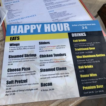 Macky's Bayside Bar & Grill - Happy hour specials 3-6pm every day - Seafood Near Me - Ocean City, Maryland Macky's Bayside Bar & Grill - Happy hour specials 3-6pm every day - Seafood Near Me - Ocean City, Maryland