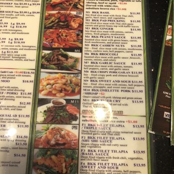 Bangkok Thai Cuisine - Menu - Thai Near Me - Houston, Texas