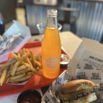 NADC Burger - Single smash w/ orange soda & fries - Burgers Near Me - Las Vegas, Nevada NADC Burger - Single smash w/ orange soda & fries - Burgers Near Me - Las Vegas, Nevada