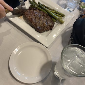 Coppermill Steakhouse - Ribeye w/a side of asparagus - Steakhouses Near Me - Kearney, Nebraska Coppermill Steakhouse - Ribeye w/a side of asparagus - Steakhouses Near Me - Kearney, Nebraska