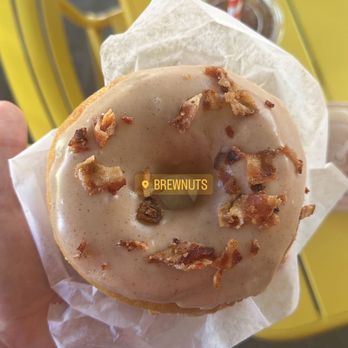 Brewnuts - Maple bacon donut - Donuts Near Me - Cleveland, Ohio Brewnuts - Maple bacon donut - Donuts Near Me - Cleveland, Ohio