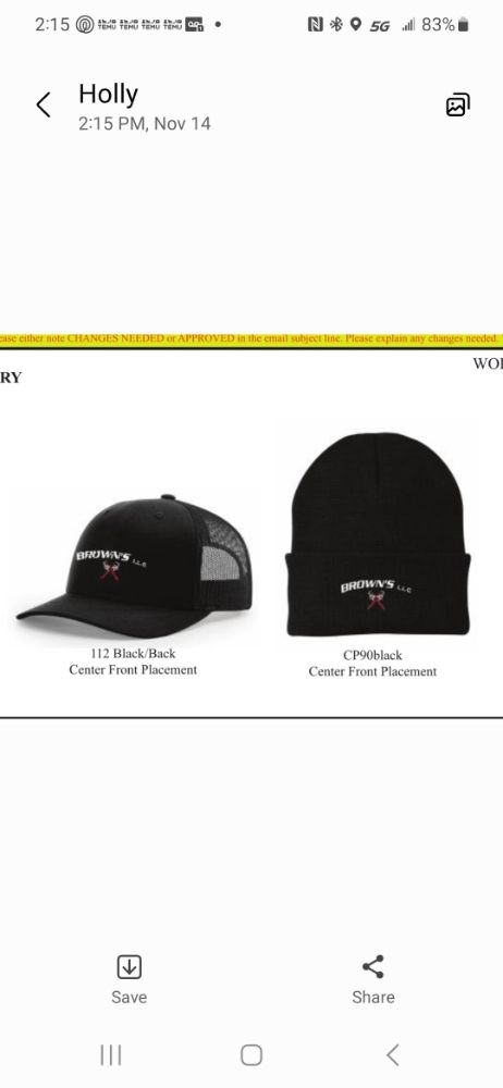 Slide of Brown's Home Improvement Group