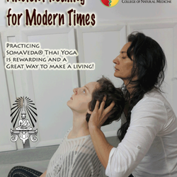 Thai Yoga Center - Somaveda® Thai Yoga Cervical balancing at the Thai Yoga Center.