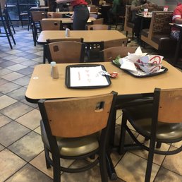 These trays were at the empty table next to us the entire time we ate These trays were at the empty table next to us the entire time we ate