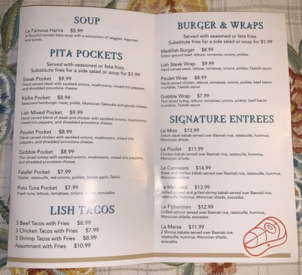 Menu photo 8 Medilish Mediteranean Grill Wesley Chapel, FL