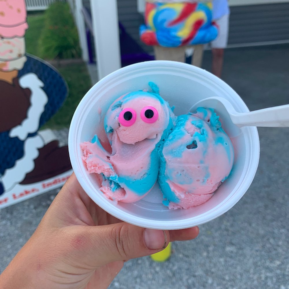 Cotton candy ice cream Cotton candy ice cream