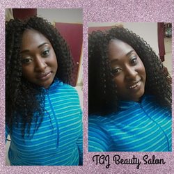 Taj Beauty Salon - Crochet braid technique