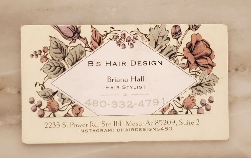 B's Hair Designs Logo