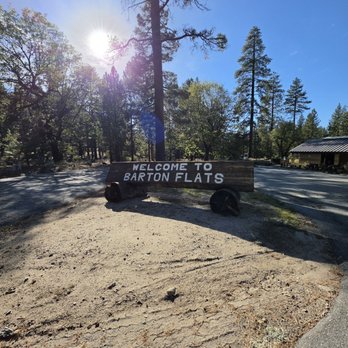 Barton Flats Campground - Welcome sign - Campgrounds Near Me - San Bernardino, California
