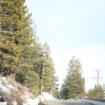 Viewpoint Condominiums - Go up this hill to get into Viewpoint Condos - Condominiums Near Me - Mammoth Lakes, California
