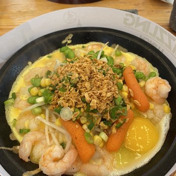 Sizzling Lunch - Shrimp pepper rice. Substitute egg for the rice. Added crispy garlic on top - Teppanyaki Near Me - Fremont, California Sizzling Lunch - Shrimp pepper rice. Substitute egg for the rice. Added crispy garlic on top - Teppanyaki Near Me - Fremont, California