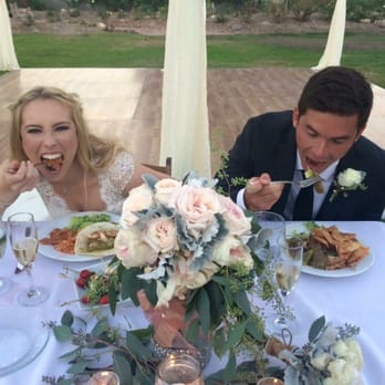 Canyon Catering - Nicole and Ben enjoying the tasty food served by Canyon Caterer's! Thanks Steve, Austin and staff! - Caterers Near Me - Anaheim, California Canyon Catering - Nicole and Ben enjoying the tasty food served by Canyon Caterer's! Thanks Steve, Austin and staff! - Caterers Near Me - Anaheim, California