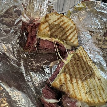 Hershel's East Side Deli - Pastrami on marble rye w/Swiss - Delis Near Me - Philadelphia, Pennsylvania