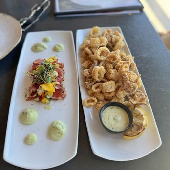Altisima Winery - Seared Tuna and Calamari - Wineries Near Me - Temecula, California Altisima Winery - Seared Tuna and Calamari - Wineries Near Me - Temecula, California