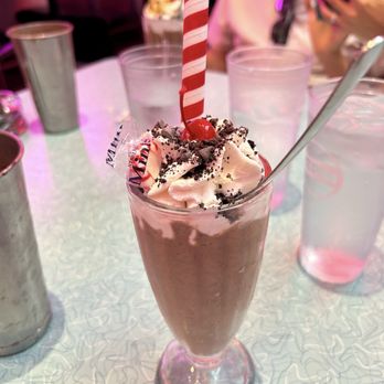 Corvette Diner - Adult Side Chocolate Mint Patty Malt - Diners Near Me - San Diego, California Corvette Diner - Adult Side Chocolate Mint Patty Malt - Diners Near Me - San Diego, California