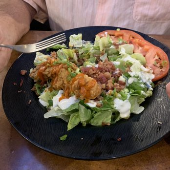 Buffalo Wild Wings - Husband was really disappointed with this crispy chicken salad at Buffalo Wild Wings. They had run out of blue cheese crumbles! - American Near Me - Palm Desert, California Buffalo Wild Wings - Husband was really disappointed with this crispy chicken salad at Buffalo Wild Wings. They had run out of blue cheese crumbles! - American Near Me - Palm Desert, California