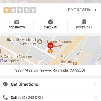 Heroes - Been home for 20 min and look there's still time before they close - American Near Me - Riverside, California Heroes - Been home for 20 min and look there's still time before they close - American Near Me - Riverside, California