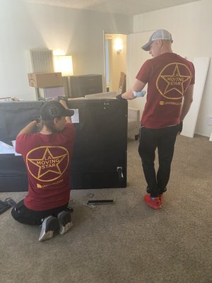 Labor only - Let's say you recently moved to Los Angeles using your own truck and you just need to unload it into your new place or maybe you want to change your apartment within the same building and simply need responsible and professional movers for your Labor only move if so then you are in the right place, we are at LA Moving Star provide labor only services that include qualified professional movers, all the modern moving tools/equipment, shrink wrap, tape, blankets, but do not include the truck itself as its not going to be used during the move. We know how to assemble or disassemble your furniture and could use some professional help to avoid any damage, or you simply came to realize how the moving process is insanely time-consuming and overall difficult to handle on your own. Whatever the case might be we are one call away you can reach us at 844-687-7827 or visit our website at www.lamovingstar.com for a free labor only moving quote. Labor only - Let's say you recently moved to Los Angeles using your own truck and you just need to unload it into your new place or maybe you want to change your apartment within the same building and simply need responsible and professional movers for your Labor only move if so then you are in the right place, we are at LA Moving Star provide labor only services that include qualified professional movers, all the modern moving tools/equipment, shrink wrap, tape, blankets, but do not include the truck itself as its not going to be used during the move. We know how to assemble or disassemble your furniture and could use some professional help to avoid any damage, or you simply came to realize how the moving process is insanely time-consuming and overall difficult to handle on your own. Whatever the case might be we are one call away you can reach us at 844-687-7827 or visit our website at www.lamovingstar.com for a free labor only moving quote.