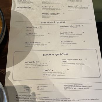Hanuman Thai Eatery - Menu - Thai Near Me - Costa Mesa, California Hanuman Thai Eatery - Menu - Thai Near Me - Costa Mesa, California