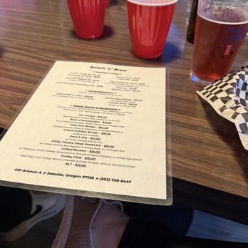 Beach N' Brew - Menu - Dive Bars Near Me - Seaside, Oregon Beach N' Brew - Menu - Dive Bars Near Me - Seaside, Oregon