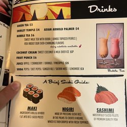 Little Tokyo - Drinks Menu